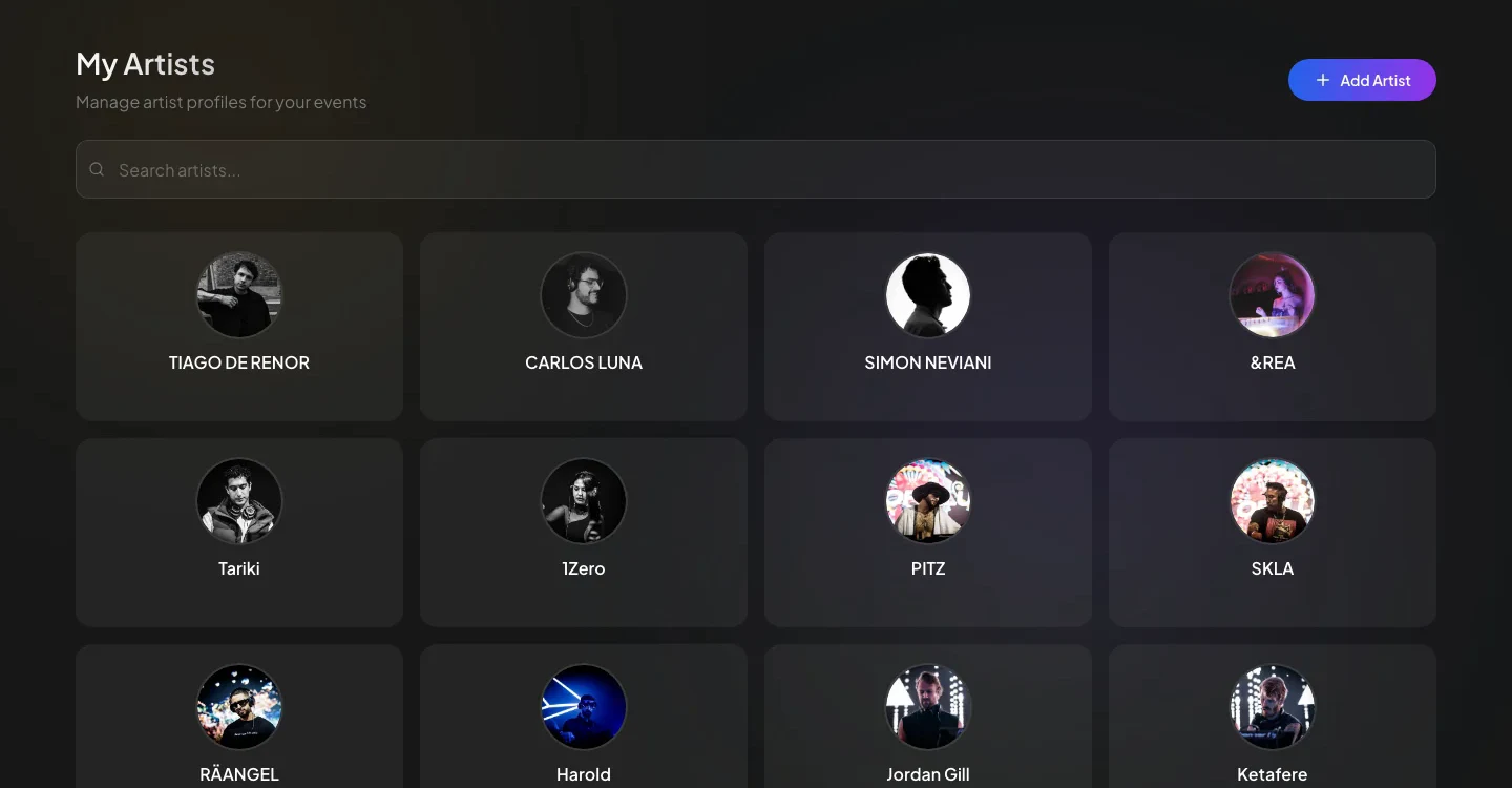 My Artists