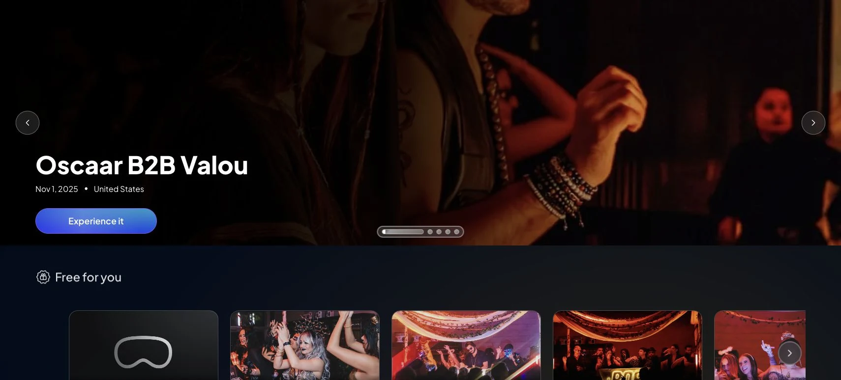 Current VPORT home feed