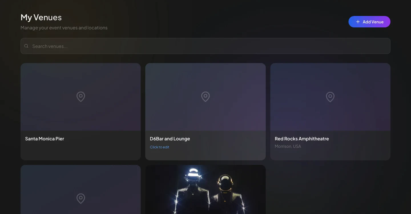 My Venues